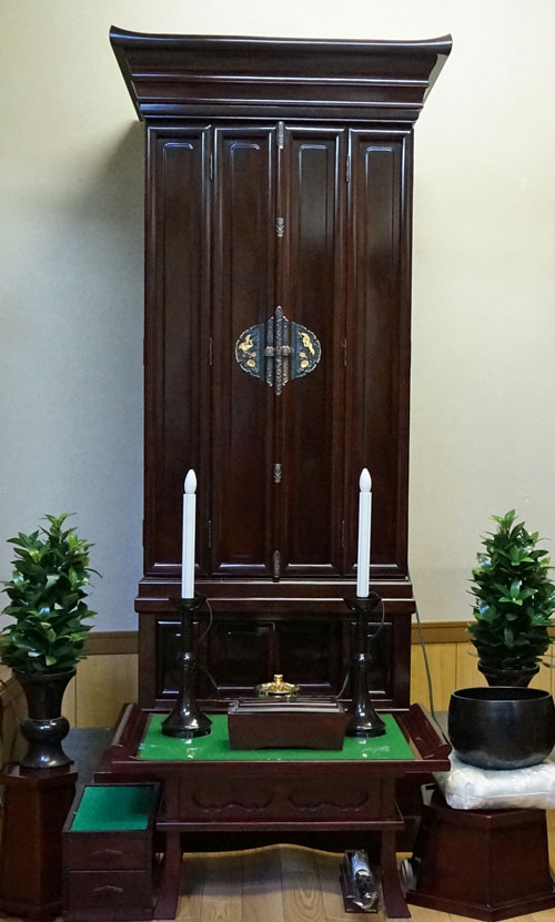 中古仏壇274 桜前開き仏壇電動 売約済 | 桜梅桃李.com