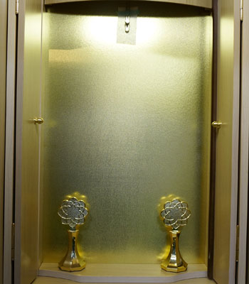 アウトレット家具調仏壇　リボンツートン　