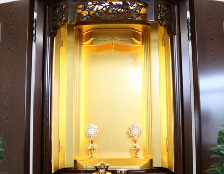 創価学会  本格厨子型中古仏壇 561「大河　収納経机型タガヤサン」定価￥2450,000-　創価学会仏壇専門店桜梅桃李.com　地区拠点個人会館に最適激安最安値