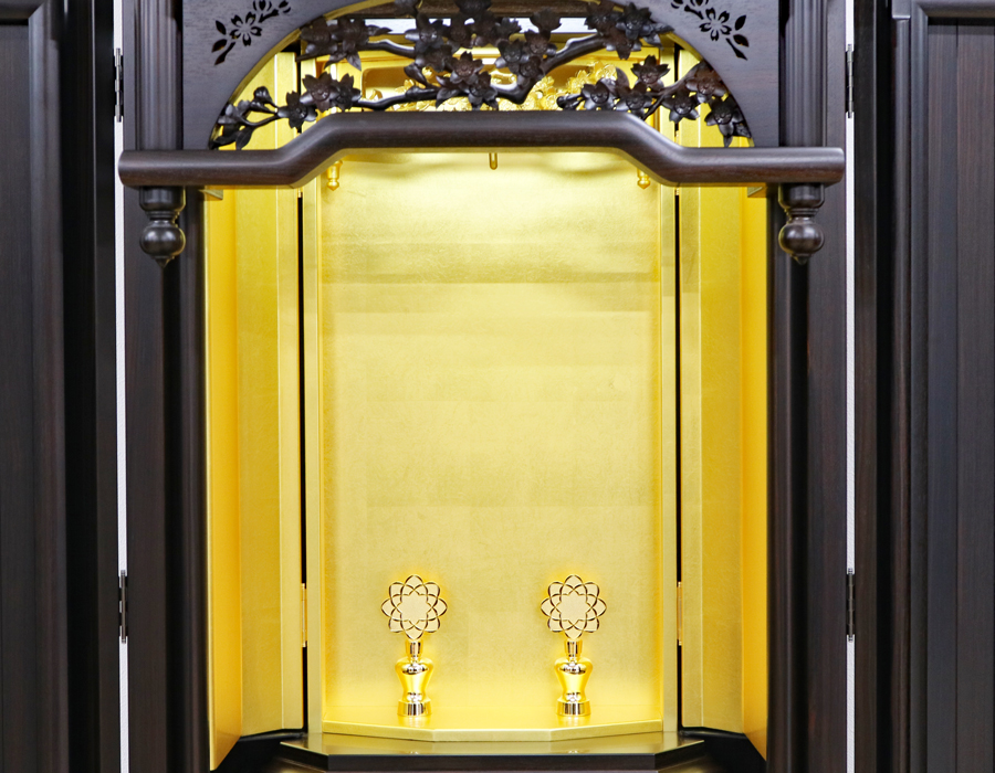 創価学会 中古仏壇 1081 20号黒檀正三方 金剛桜 | 桜梅桃李.com