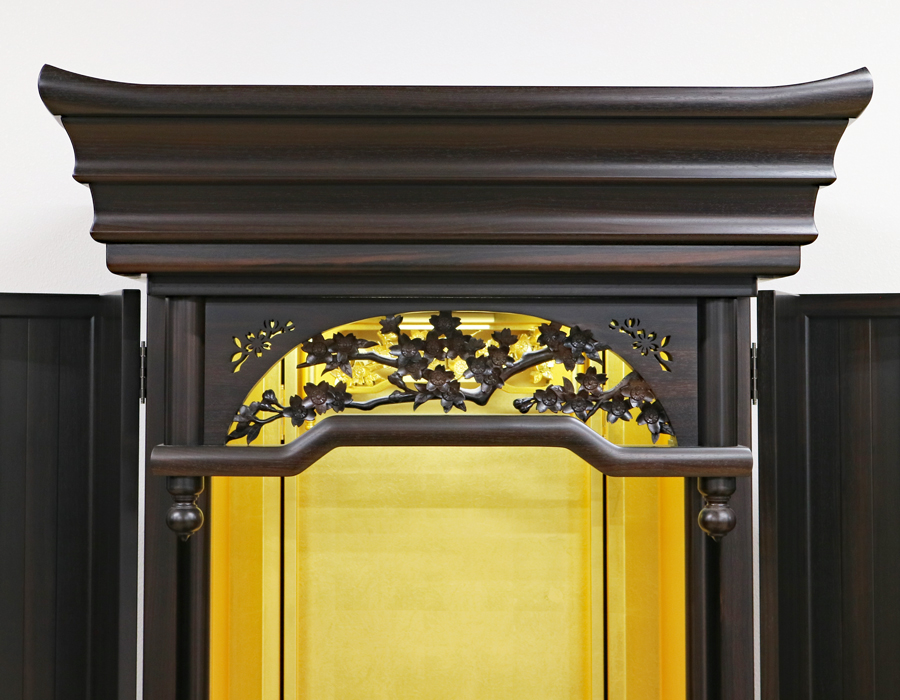 創価学会 中古仏壇 1081 20号黒檀正三方 金剛桜 | 桜梅桃李.com