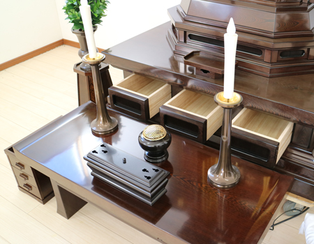 創価学会 厨子型 中古仏壇605　大型仏壇　和室・拠点に最適です