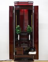 創価学会 家具調 中古仏壇 1201 輝 紫檀 使用期間10ヵ月