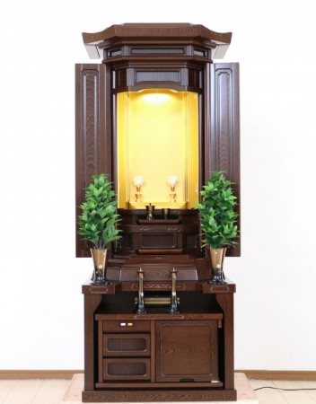 中古仏壇600　厨子型　「優雅　タガヤサン」和室拠点に最適　特装御本尊様御安置可能